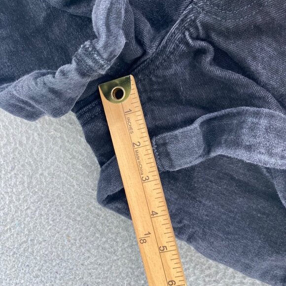 Old Navy Shorts Womens 6 Black OG Denim Cuffed Jeans Slimming Stretch Everyday - Picture 9 of 11